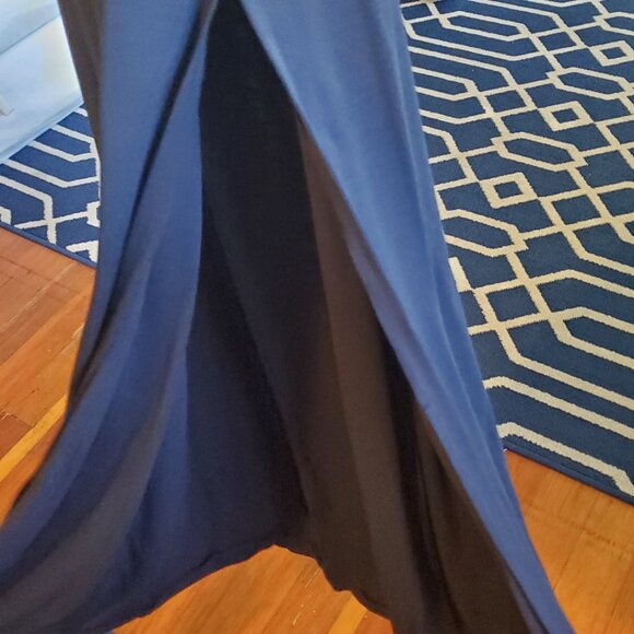 Vintage 90s Cowl Neck Black Gown - Rimini by Shaw - Picture 4 of 5